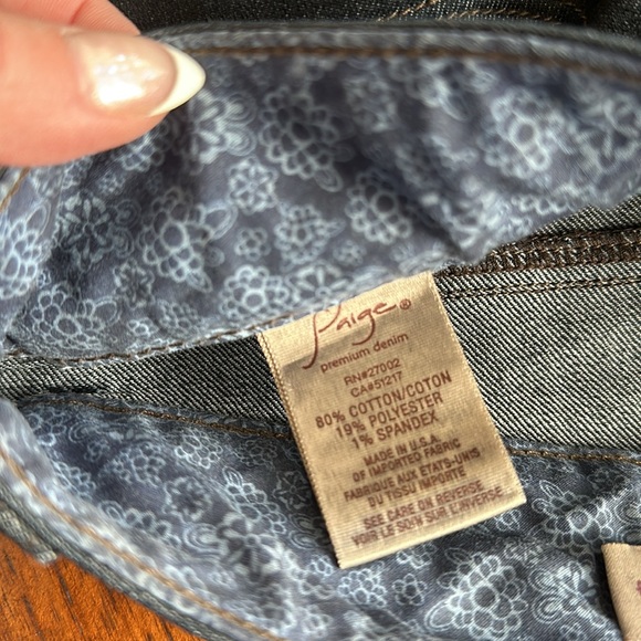 Paige Hidden Hills - Sz 28 x 32 inseam - Picture 9 of 9